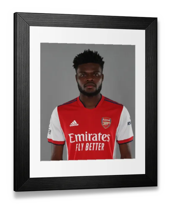 Framed Print : Arsenal's Thomas Partey at 2021-22 Team Photocall Framed Print : Arsenal's Thomas Partey at 2021-22 Team Photocall