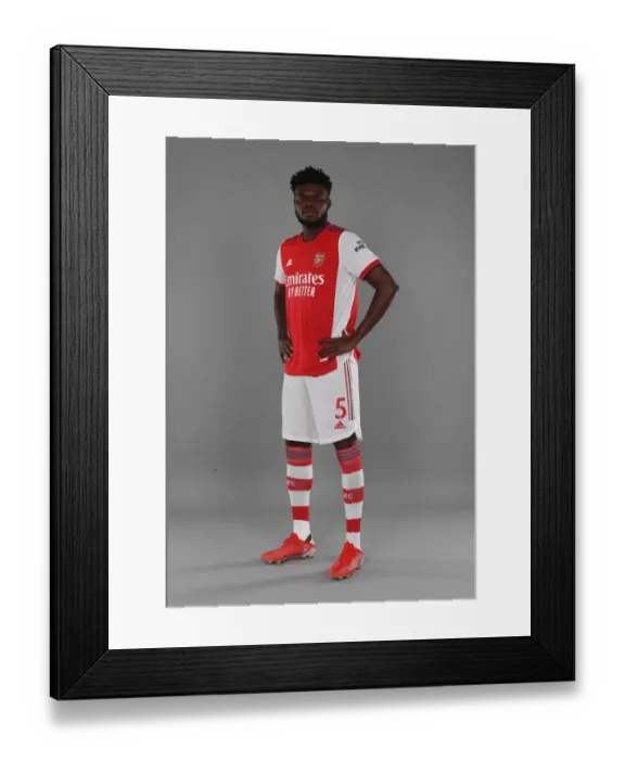 Framed Print : Arsenal First Team: Thomas Partey at Arsenal's 2021-22 Photocall Framed Print : Arsenal First Team: Thomas Partey at Arsenal's 2021-22 Photocall