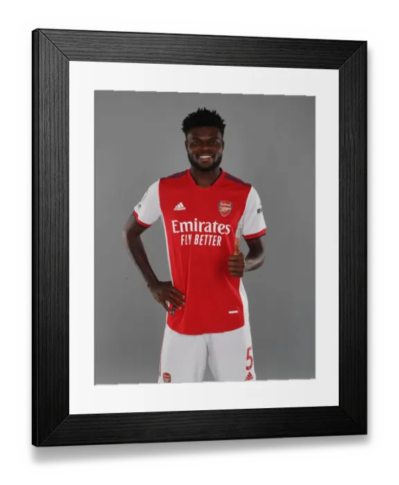 Framed Print : Arsenal's Thomas Partey at 2021-22 First Team Photocall Framed Print : Arsenal's Thomas Partey at 2021-22 First Team Photocall