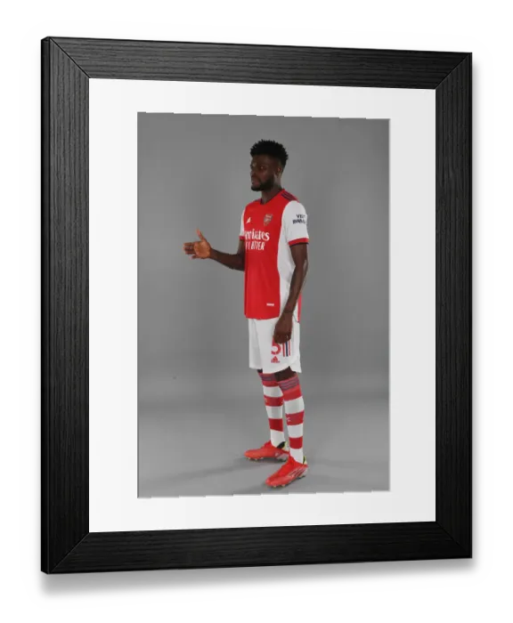 Framed Print : Arsenal's Thomas Partey at 2021-22 First Team Photocall