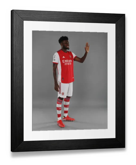 Framed Print : Arsenal's Thomas Partey at 2021-22 First Team Photocall