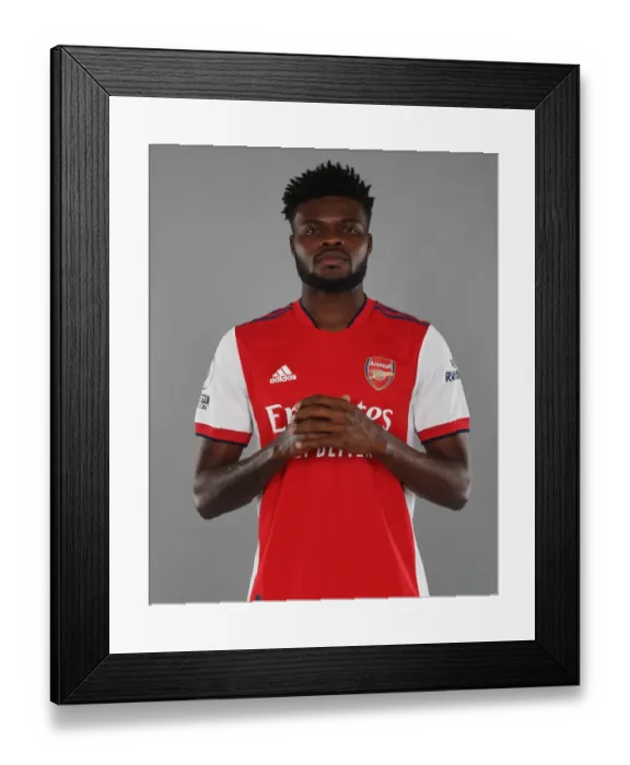 Framed Print : Arsenal's Thomas Partey at 2021-22 Team Photocall