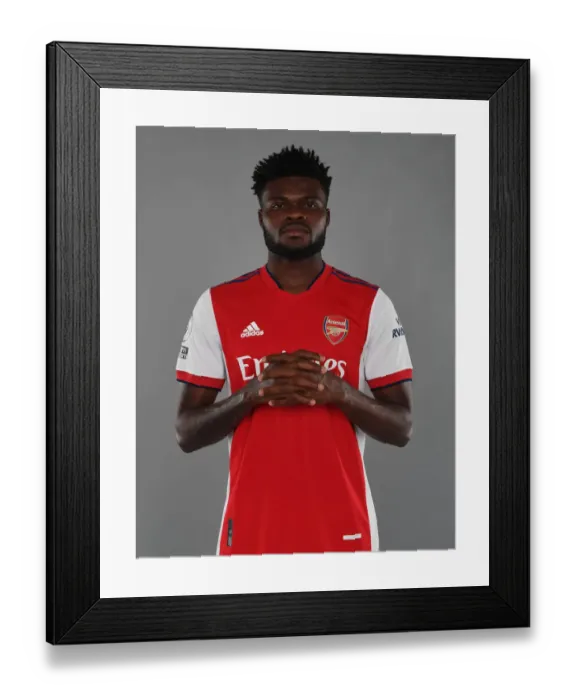 Framed Print : Arsenal's Thomas Partey at 2021-22 Team Photocall