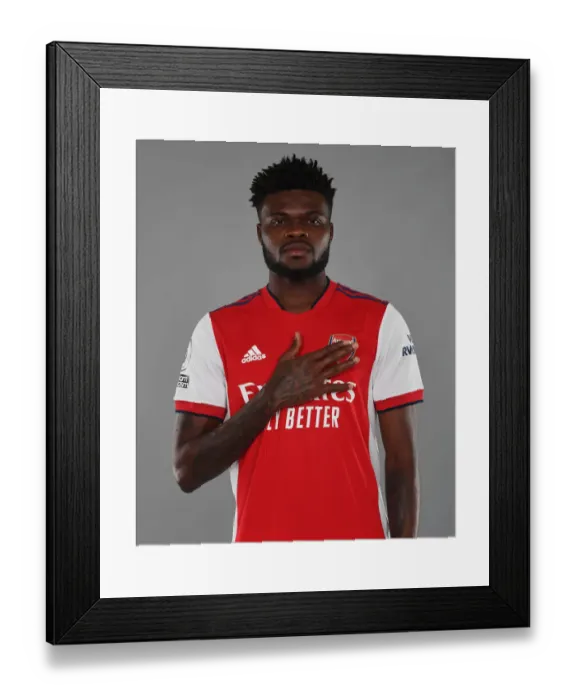 Framed Print : Arsenal First Team: Thomas Partey at 2021-22 Photocall Framed Print : Arsenal First Team: Thomas Partey at 2021-22 Photocall