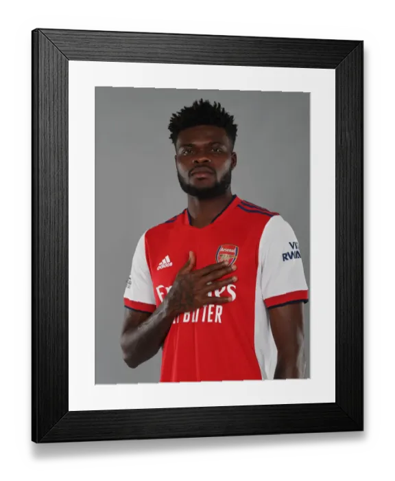 Framed Print : Arsenal's Thomas Partey at 2021-22 First Team Photocall