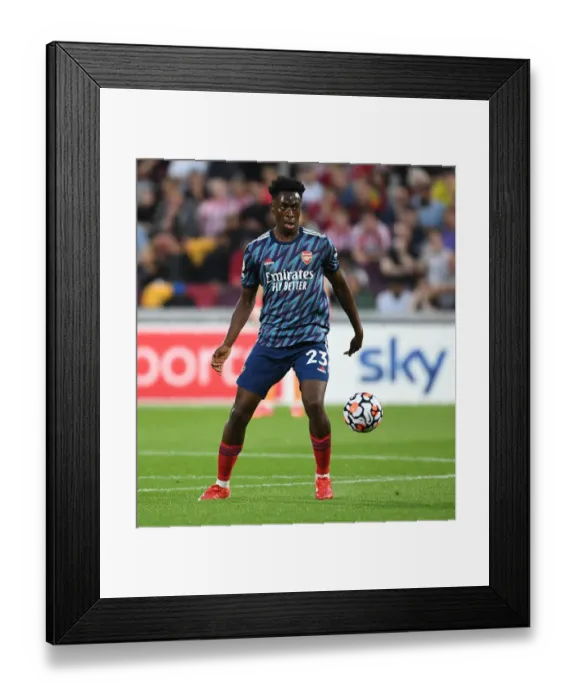 Framed Print : Arsenal's Sambi Shines: 2021-22 Premier League - Brentford vs Arsenal