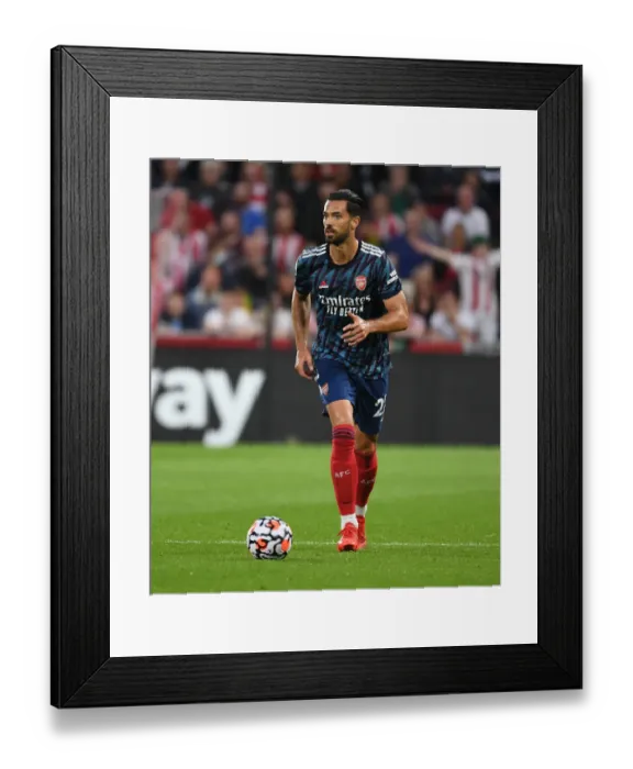 Framed Print : Pablo Mari in Action: Brentford vs. Arsenal, 2021-22 Premier League Framed Print : Pablo Mari in Action: Brentford vs. Arsenal, 2021-22 Premier League