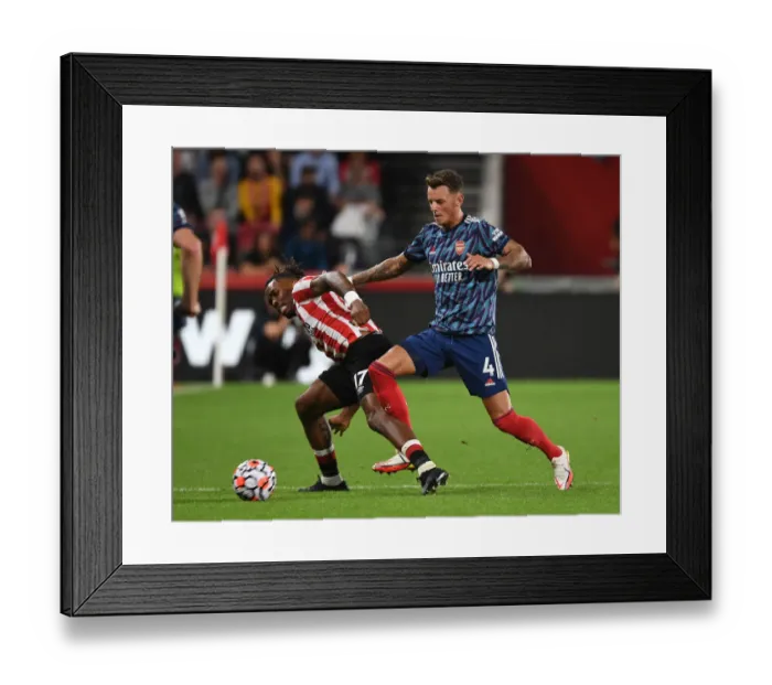 Framed Print : Brentford vs Arsenal: Clash Between Toney and White in Premier League Showdown Framed Print : Brentford vs Arsenal: Clash Between Toney and White in Premier League Showdown