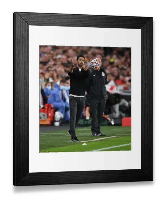 Framed Print : Mikel Arteta Leads Arsenal in Brentford Premier League Clash Framed Print : Mikel Arteta Leads Arsenal in Brentford Premier League Clash