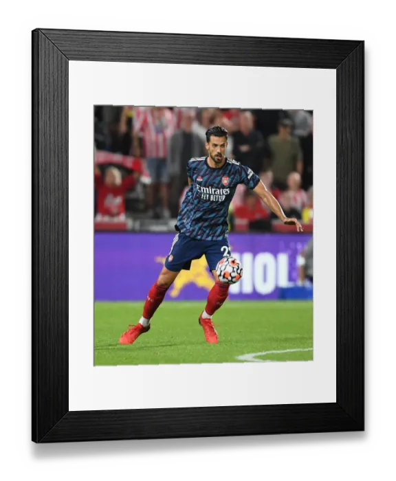 Framed Print : Pablo Mari in Action: Brentford vs Arsenal, Premier League 2021-22 Framed Print : Pablo Mari in Action: Brentford vs Arsenal, Premier League 2021-22