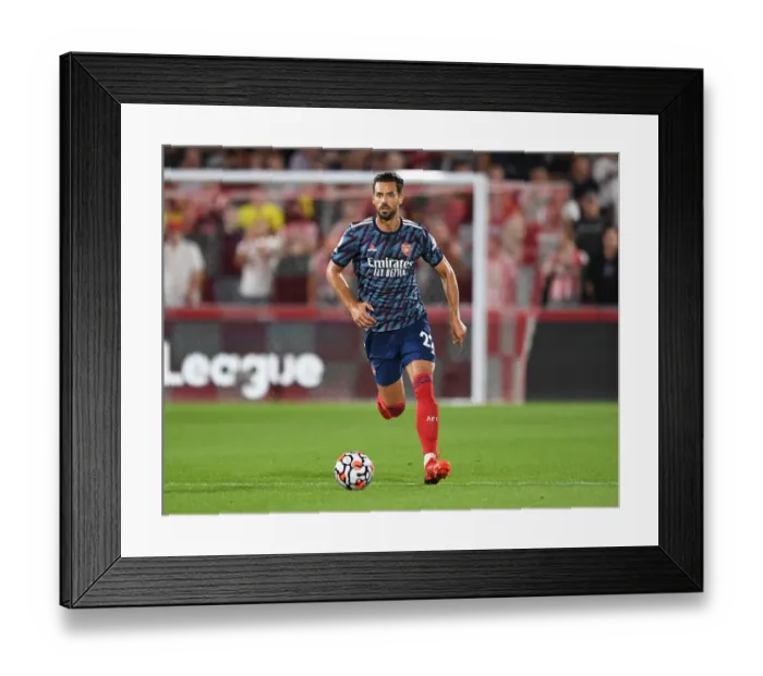 Framed Print : Pablo Mari in Action: Brentford vs Arsenal, Premier League 2021-22 Framed Print : Pablo Mari in Action: Brentford vs Arsenal, Premier League 2021-22