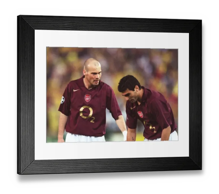 Framed Print : Freddie Ljungberg and Jose Reyes (Arsenal). Villarreal v Arsenal Framed Print : Freddie Ljungberg and Jose Reyes (Arsenal). Villarreal v Arsenal