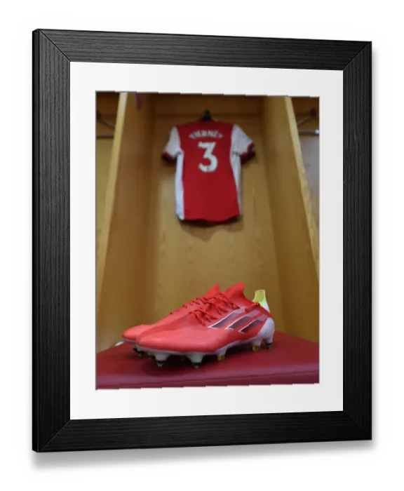 Framed Print : Arsenal vs Chelsea: A Peek into Kieran Tierney's Changing Room (2021-22) Framed Print : Arsenal vs Chelsea: A Peek into Kieran Tierney's Changing Room (2021-22)
