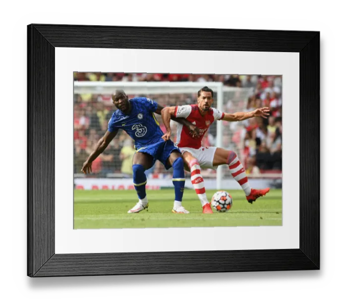 Framed Print : Arsenal vs. Chelsea: Pablo Mari vs. Romelu Lukaku - Premier League Showdown at Emirates Stadium Framed Print : Arsenal vs. Chelsea: Pablo Mari vs. Romelu Lukaku - Premier League Showdown at Emirates Stadium