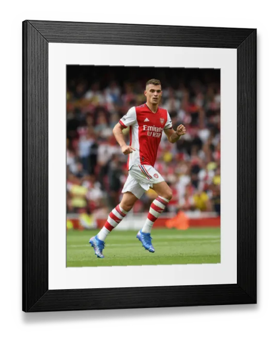 Framed Print : Granit Xhaka: Arsenal's Midfield Mastermind in Action against Chelsea, Premier League 2021-22 Framed Print : Granit Xhaka: Arsenal's Midfield Mastermind in Action against Chelsea, Premier League 2021-22