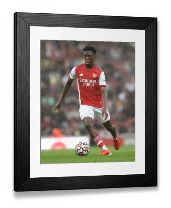 Framed Print : Arsenal's Albert Sambi Lokonga in Action Against Chelsea, Premier League 2021-22