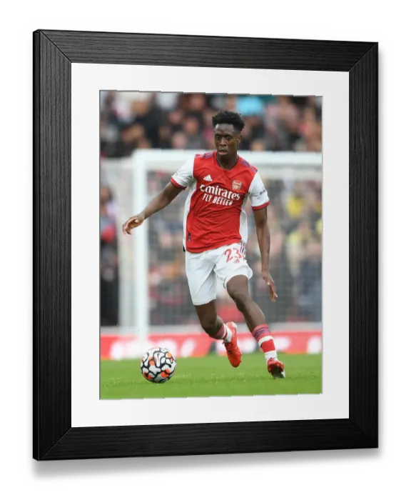 Framed Print : Arsenal vs Chelsea: Albert Sambi Lokonga in Action - Premier League 2021-22