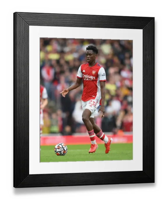 Framed Print : Arsenal's Albert Sambi Lokonga Goes Head-to-Head with Chelsea in Premier League Showdown, 2021-22 Season Framed Print : Arsenal's Albert Sambi Lokonga Goes Head-to-Head with Chelsea in Premier League Showdown, 2021-22 Season