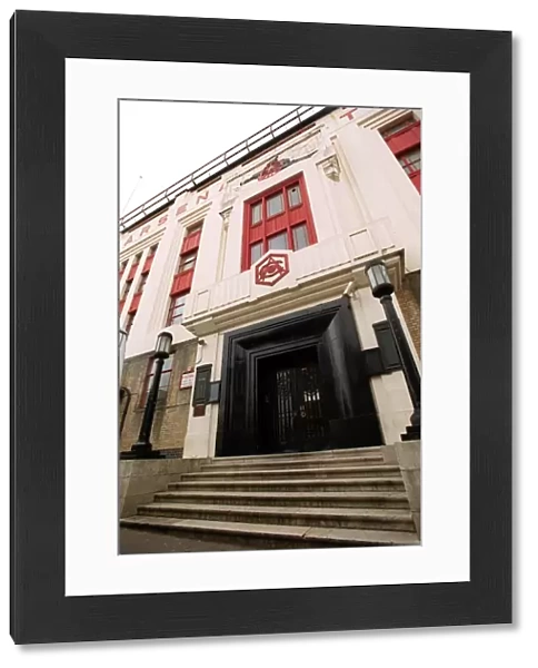 East Stand Main Entrance. Arsenal Stadium, Highbury, London, 27  /  2  /  04