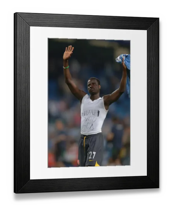 Framed Print : (Arsenal). Manchester City 1: 3 Arsenal. FA Premiership