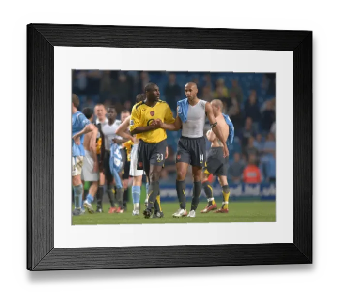 Framed Print : Arsenal's Defeat: Manchester City 3-1 (FA Premiership, 2006)