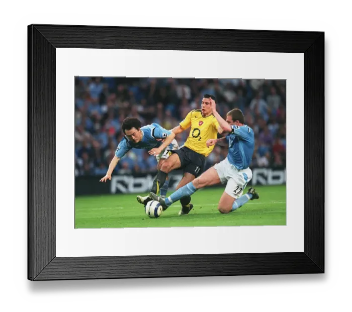 Framed Print : Arsenal's Glory: 3-1 FA Premiership Victory Over Manchester City (April 2006)