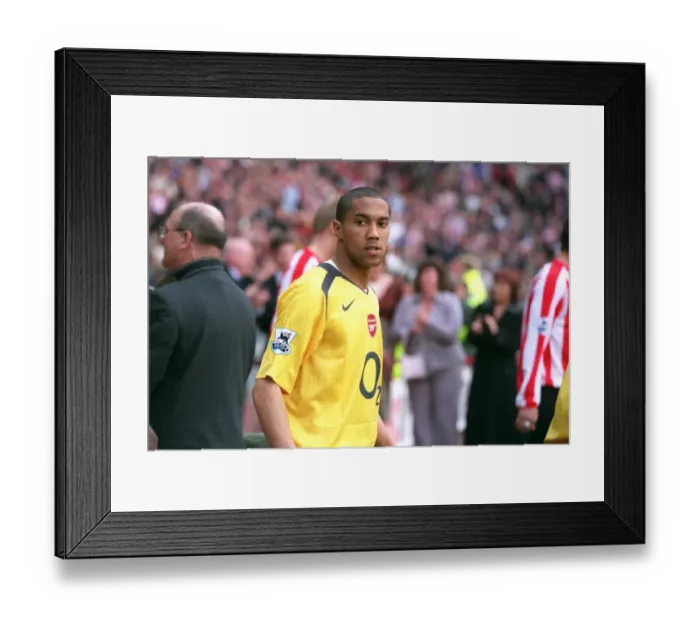 Framed Print : Gael Clichy's Triumph: Arsenal Crushes Sunderland 3-0 in FA Premiership, 2006 Framed Print : Gael Clichy's Triumph: Arsenal Crushes Sunderland 3-0 in FA Premiership, 2006