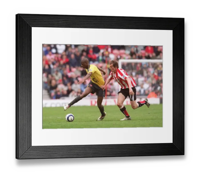 Framed Print : Abou Diaby (Arsenal) Dean Whitehead (Sunderland) Framed Print : Abou Diaby (Arsenal) Dean Whitehead (Sunderland)