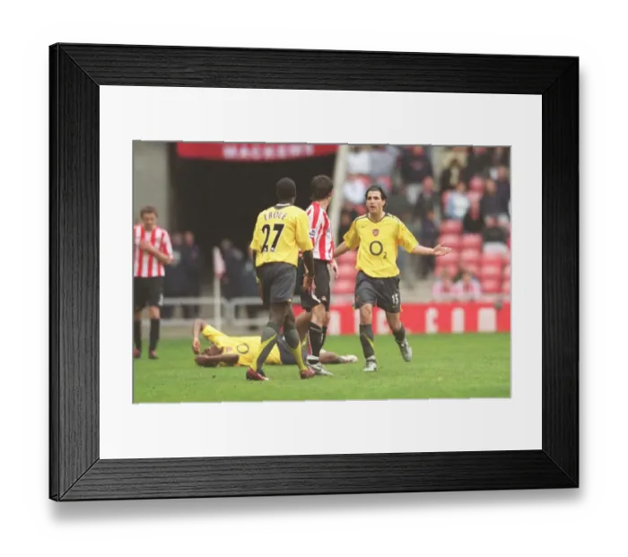 Framed Print : Cesc Fabregas (Arsenal) confronts Dan Smith (Sunderland) after his foul on Abu Diaby Framed Print : Cesc Fabregas (Arsenal) confronts Dan Smith (Sunderland) after his foul on Abu Diaby
