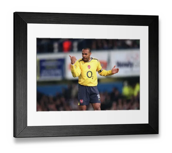 Framed Print : Thierry Henry (Arsenal). Portsmouth 1: 1 Arsenal Framed Print : Thierry Henry (Arsenal). Portsmouth 1: 1 Arsenal