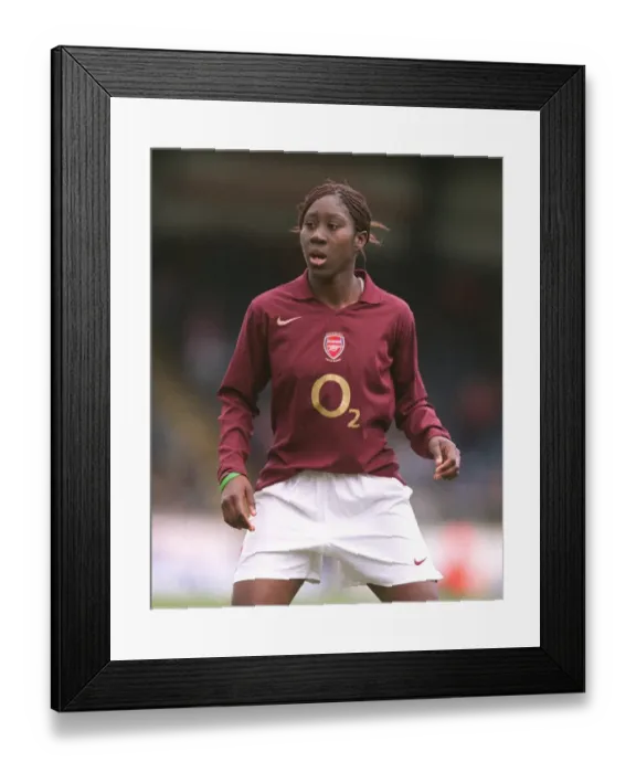 Framed Print : Anita Asante (Arsenal). Arsenal Ladies 1: 2 Charlton Athletic