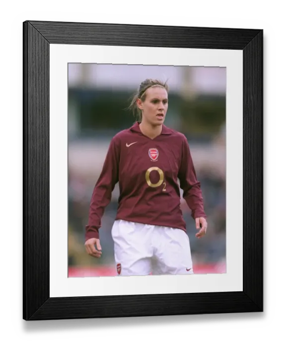 Framed Print : Julie Fleeting (Arsenal). Arsenal Ladies 1: 2 Charlton Athletic