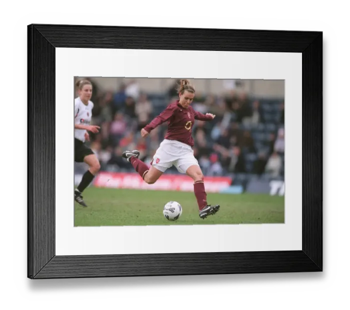 Framed Print : Julie Fleeting Scores First Goal: Arsenal Ladies Win FA Womens Premier League Cup vs Charlton Athletic, 2006 Framed Print : Julie Fleeting Scores First Goal: Arsenal Ladies Win FA Womens Premier League Cup vs Charlton Athletic, 2006