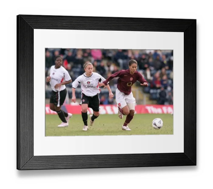 Framed Print : Kelly Smith (Arsenal) Michelle Hickmott (Charlton) Framed Print : Kelly Smith (Arsenal) Michelle Hickmott (Charlton)