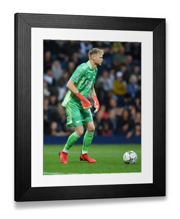 Framed Print : Arsenal's Aaron Ramsdale in Carabao Cup Clash at West Bromwich Albion Framed Print : Arsenal's Aaron Ramsdale in Carabao Cup Clash at West Bromwich Albion