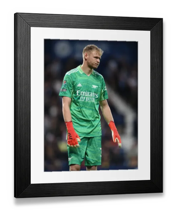 Framed Print : Arsenal's Ramsdale in Action: Carabao Cup Battle vs. West Bromwich Albion Framed Print : Arsenal's Ramsdale in Action: Carabao Cup Battle vs. West Bromwich Albion
