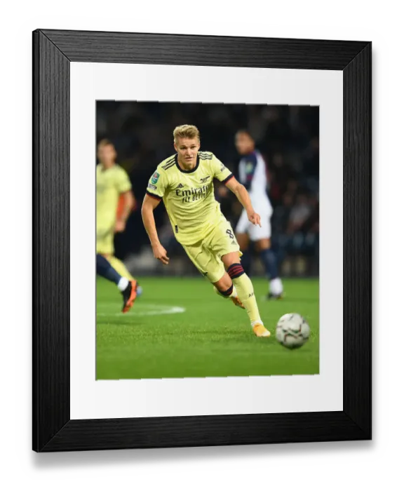 Framed Print : Martin Odegaard Shines: Arsenal Advance in Carabao Cup with Win Over West Bromwich Albion Framed Print : Martin Odegaard Shines: Arsenal Advance in Carabao Cup with Win Over West Bromwich Albion