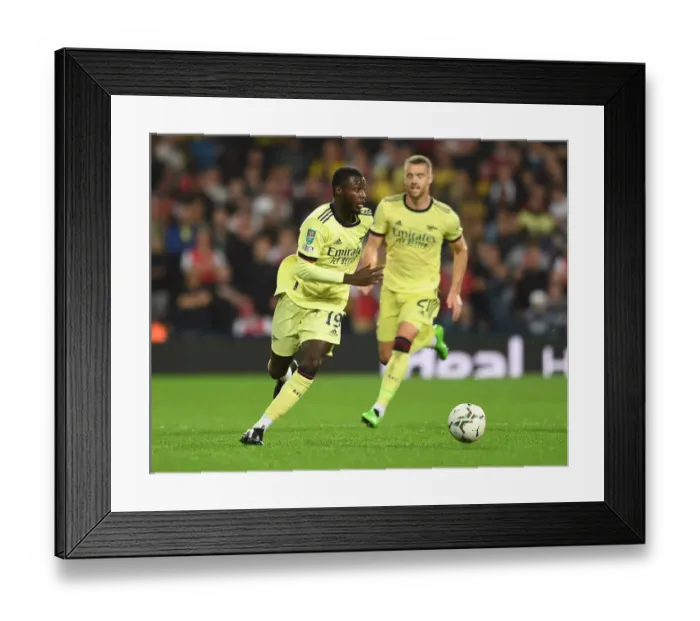 Framed Print : Pepe Scores the Winner: Arsenal Advance in Carabao Cup against West Brom Framed Print : Pepe Scores the Winner: Arsenal Advance in Carabao Cup against West Brom