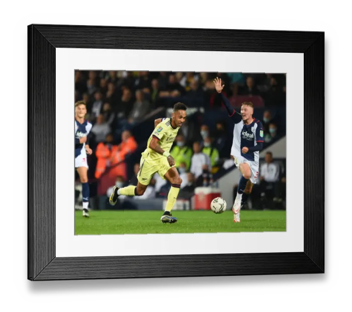 Framed Print : Aubameyang Leads Arsenal Past West Brom in Carabao Cup Framed Print : Aubameyang Leads Arsenal Past West Brom in Carabao Cup