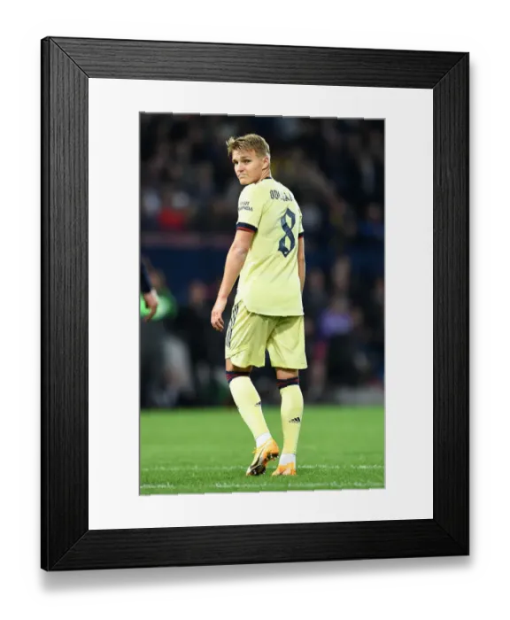 Framed Print : Arsenal's Martin Odegaard Shines in Carabao Cup Clash Against West Bromwich Albion Framed Print : Arsenal's Martin Odegaard Shines in Carabao Cup Clash Against West Bromwich Albion