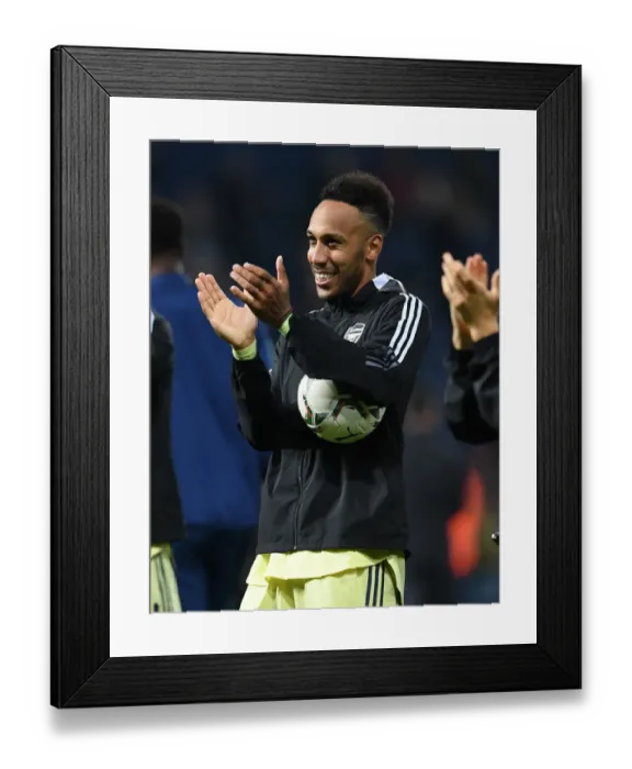 Framed Print : Arsenal's Aubameyang Scores Hat-Trick in Carabao Cup Victory over West Bromwich Albion Framed Print : Arsenal's Aubameyang Scores Hat-Trick in Carabao Cup Victory over West Bromwich Albion
