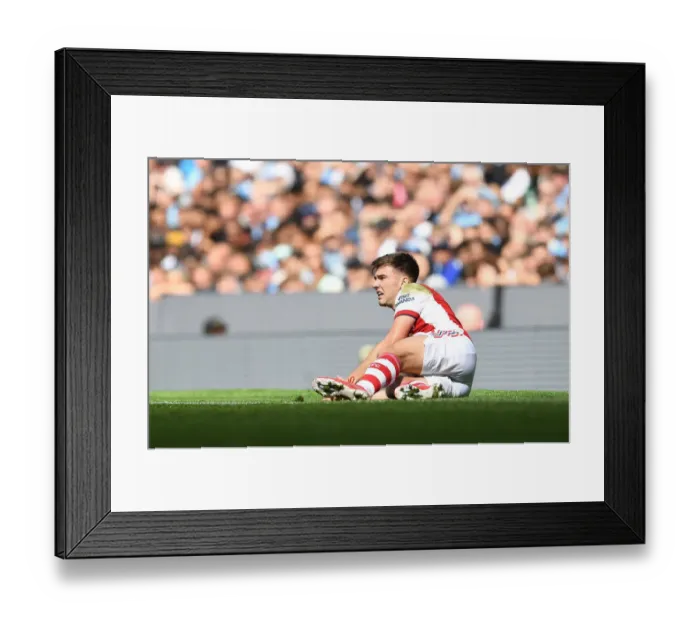 Framed Print : Arsenal's Kieran Tierney Faces Off Against Manchester City in Premier League Showdown