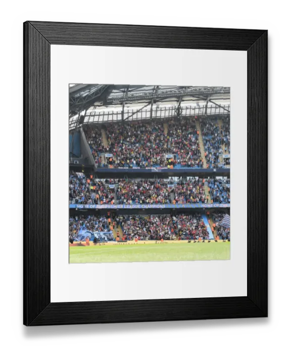 Framed Print : Arsenal Fans Await Match Against Manchester City - Premier League 2021-22