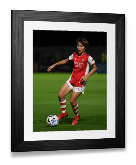 Framed Print : Mana Iwabuchi in Action: Arsenal Women Take on Slavia Prague in UEFA Champions League Framed Print : Mana Iwabuchi in Action: Arsenal Women Take on Slavia Prague in UEFA Champions League