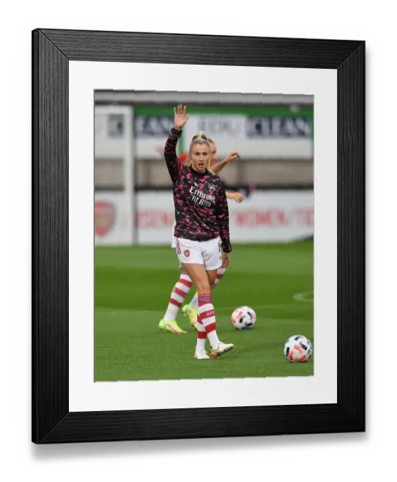 Framed Print : Leah Williamson and Arsenal Women Kick Off UEFA Champions League Campaign Against Slavia Prague