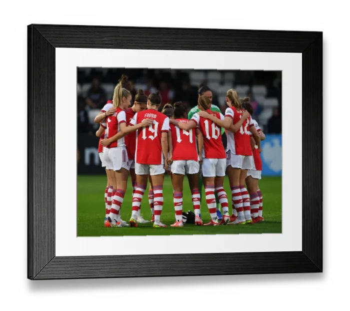 Framed Print : Arsenal Women vs Slavia Prague: United in Determination Ahead of UEFA Champions League Clash Framed Print : Arsenal Women vs Slavia Prague: United in Determination Ahead of UEFA Champions League Clash