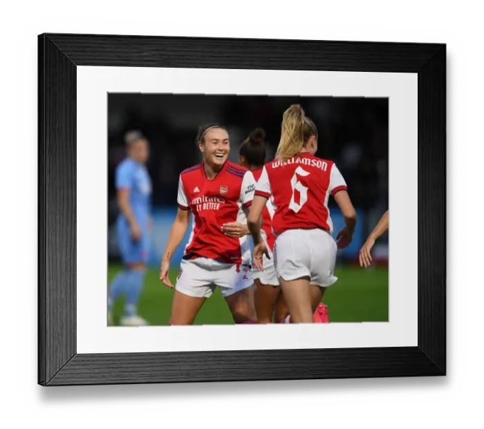 Framed Print : Arsenal Women vs Slavia Prague: UEFA Women's Champions League Showdown at Meadow Park Framed Print : Arsenal Women vs Slavia Prague: UEFA Women's Champions League Showdown at Meadow Park