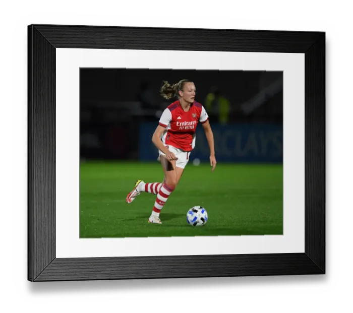 Framed Print : Arsenal Women vs Slavia Prague: UEFA Women's Champions League Clash at Meadow Park Framed Print : Arsenal Women vs Slavia Prague: UEFA Women's Champions League Clash at Meadow Park