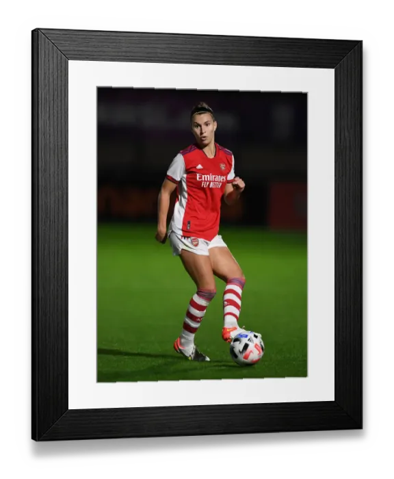 Framed Print : Arsenal Women vs Slavia Prague: Battle in the UEFA Women's Champions League at Meadow Park Framed Print : Arsenal Women vs Slavia Prague: Battle in the UEFA Women's Champions League at Meadow Park