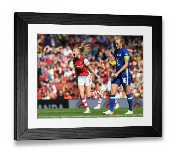 Framed Print : Arsenal Women's Super League Victory: Leah Williamson and Team Celebrate Defeating Chelsea Framed Print : Arsenal Women's Super League Victory: Leah Williamson and Team Celebrate Defeating Chelsea
